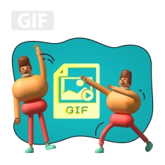 Gif-анимация - КИБЕРшкола программирования для детей, компьютерные курсы для школьников, начинающих и подростков - KIBERone г. Лабытнанги
