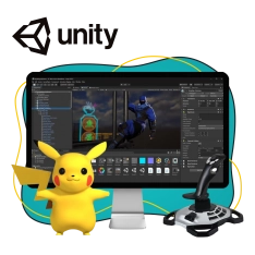 Мир игр на Unity 2D на популярном движке + AI-помощники - КИБЕРшкола программирования для детей, компьютерные курсы для школьников, начинающих и подростков - KIBERone г. Лабытнанги